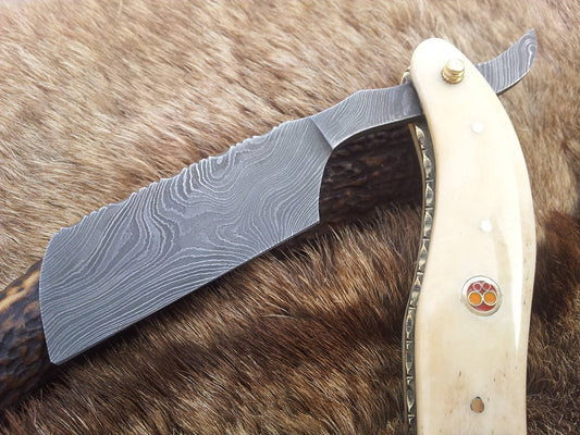KBS Knives Damascus Razor
