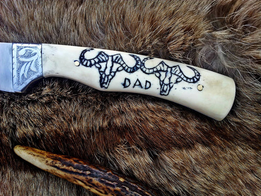 KBS Knives Handmade D2 Steel Fish Cleaning Knife – 12 Inch Fillet & Boning Blade