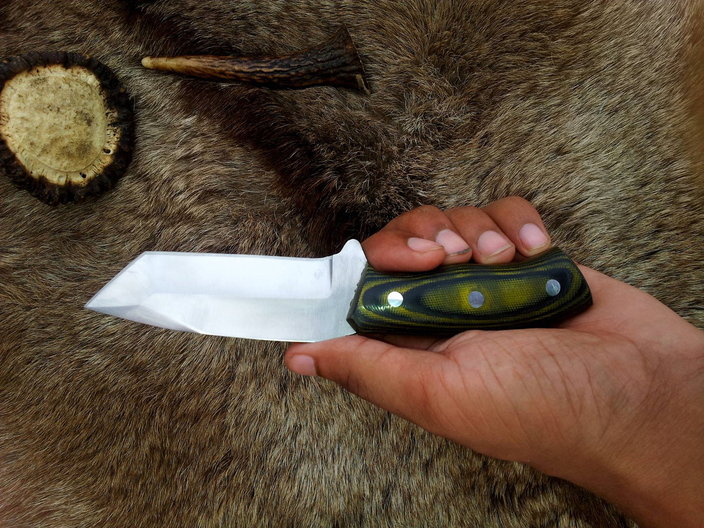 KBS Knives My New D2 Tanto Blade Knife