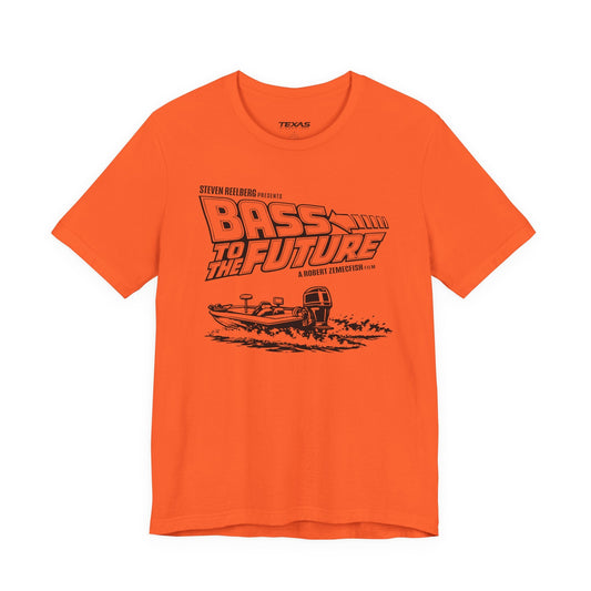 Texas Rigged Tees Bass to the Future — Unisex Cotton Tee
