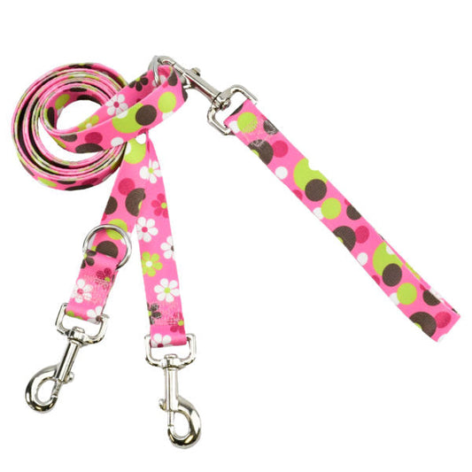 2 Hounds Design Daisy Dot Double Connection Leash – EarthStyle