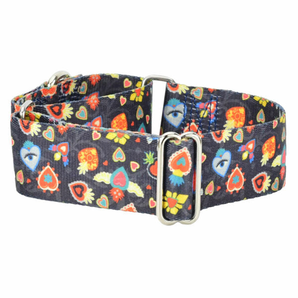 2 Hounds Design Gothic Hearts Martingale Dog Collar – EarthStyle