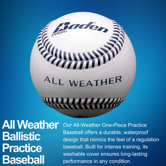 Baden Sports All Weather Ballistic Practice Baseball