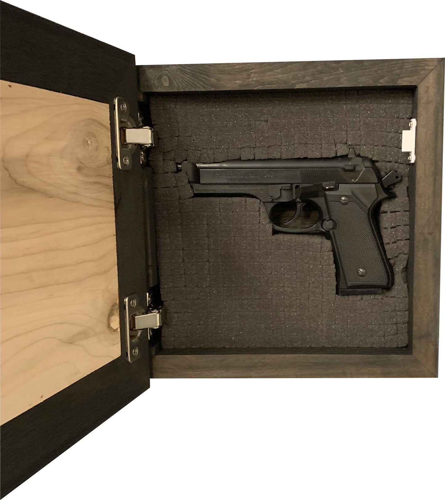 Bellewood Designs - Second Amendment Hidden Gun Safe, 2nd Amendment Skull Concealment Shelf
