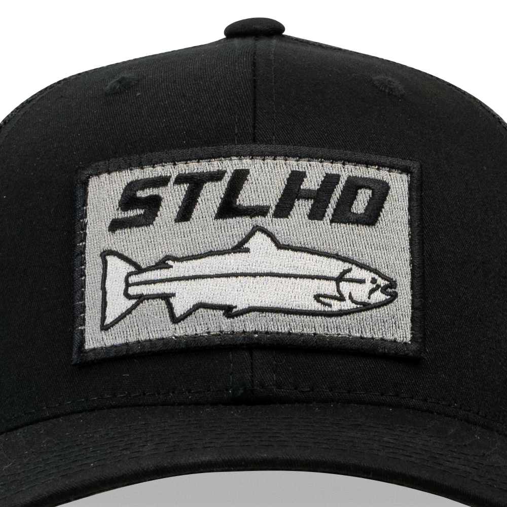 STLHD Chehalis Snapback Black Trucker Hat
