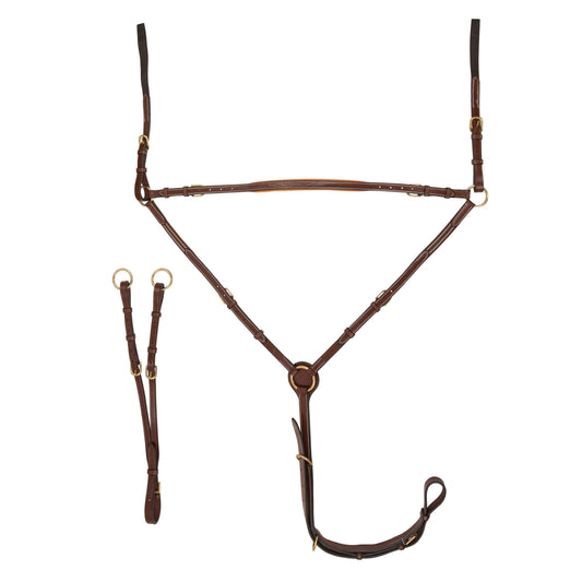 Bridles & Reins ExionPro Hunting Breastplate with Adjustable Bridge