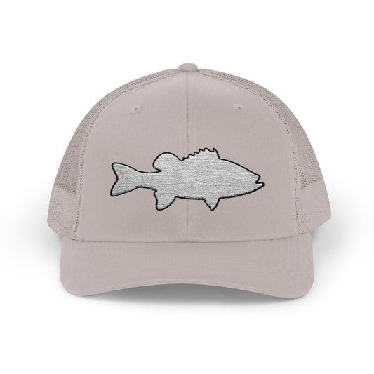 Texas Rigged Tees Bass Silhouette — Embroidered Baseball Cap