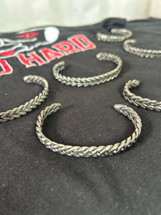 Hustlin Hippie HANDMADE 316 Stainless Steel Bracelet by T.Hawley