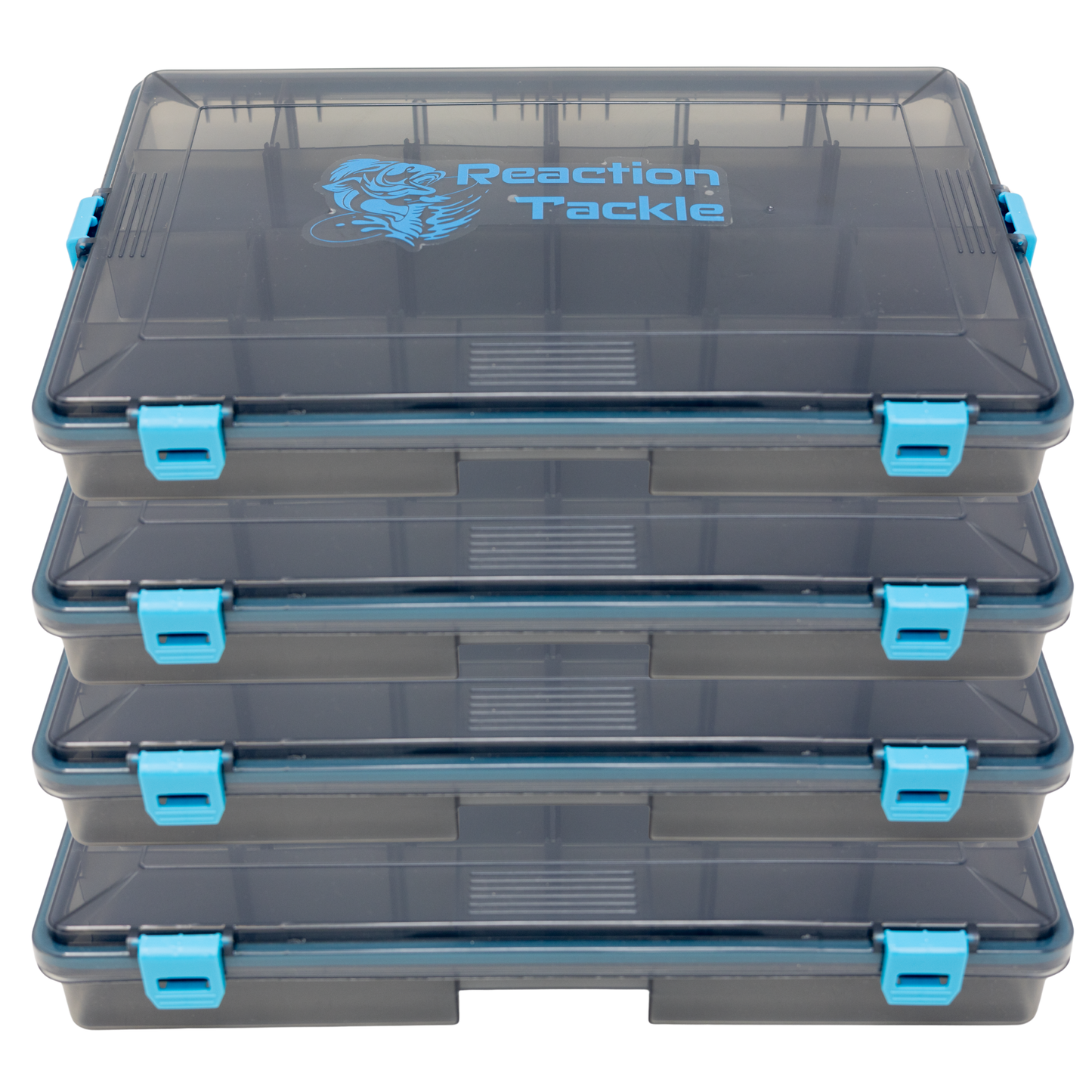 Reaction Tackle Standard Tackle Tray- Sturdy and Waterproof with 4 Reliable Clips
