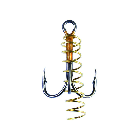 Eagle Claw 2X Treble Soft Bait with Spring
