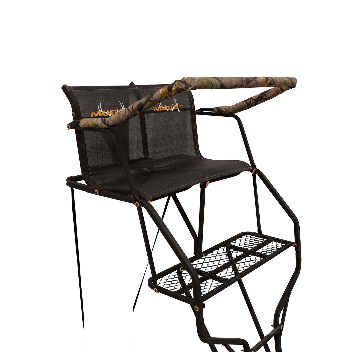 Muddy Heavy Duty Treestand Droptine 2 Person Outdoor Ladder Stand for Hunting