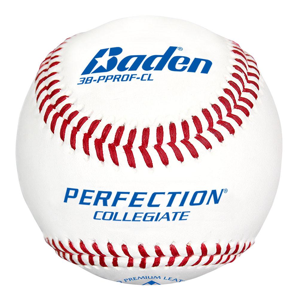 Baden Sports Perfection Collegiate Flat Seam Baseballs-1 dozen