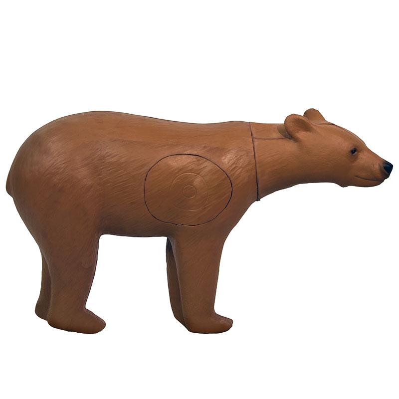 BIGshot Archery Real Wild 3D Large Walking Bear Brown Archery Target with EZ Pull Foam