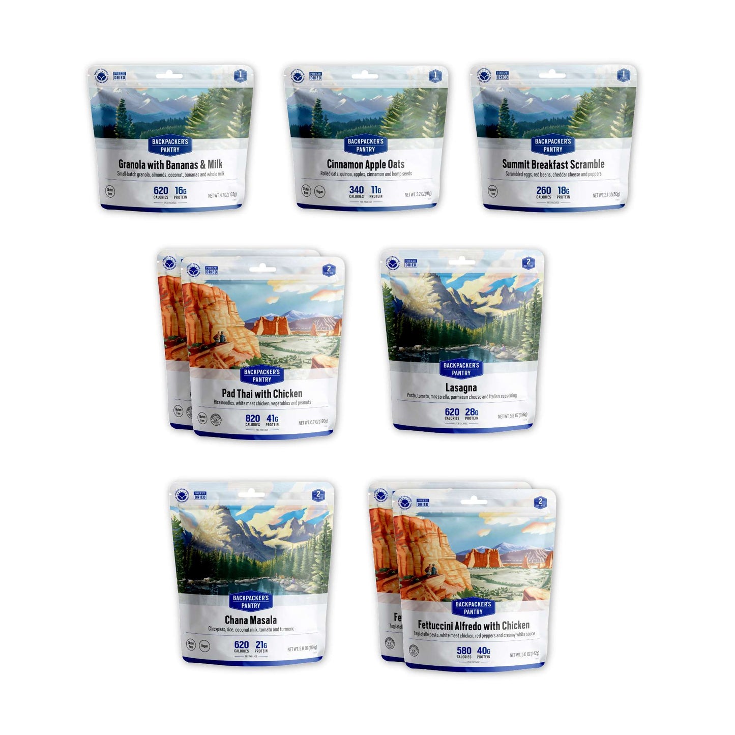 Backpacker's Pantry 3 Day Emergency Survival Kit - Meat