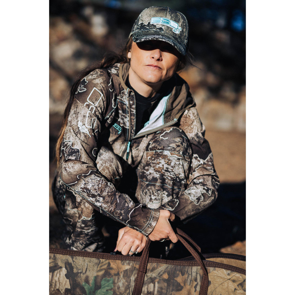 DSG Outerwear - Distressed Camo Baseball Cap