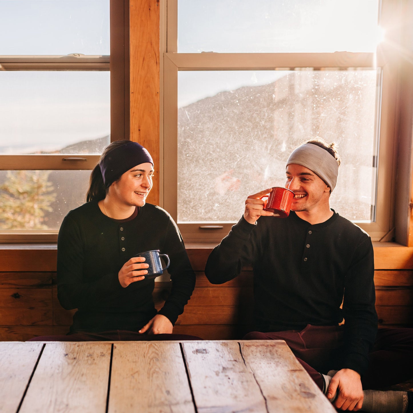 Minus33 Midweight - Men's Long Sleeve Henley 100% Merino Wool