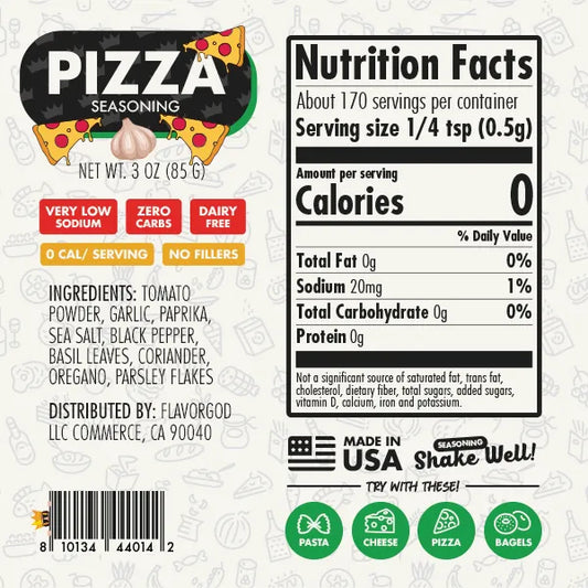 Flavor God Pizza Seasoning