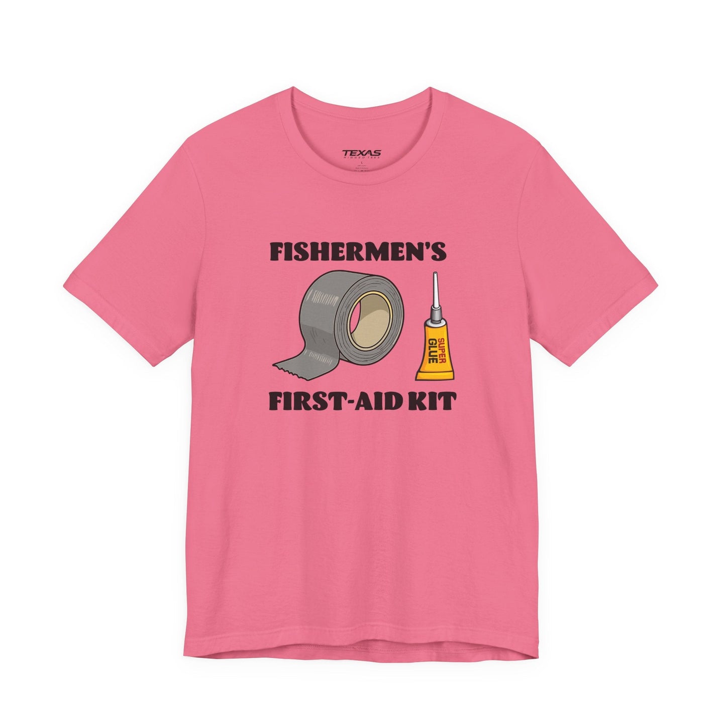 Texas Rigged Tees Fishermen’s First-Aid Kit — Unisex Cotton Tee