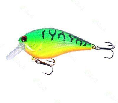 Just Lures Fishing Square Bill (0- 5 ft.) - Fire Tiger