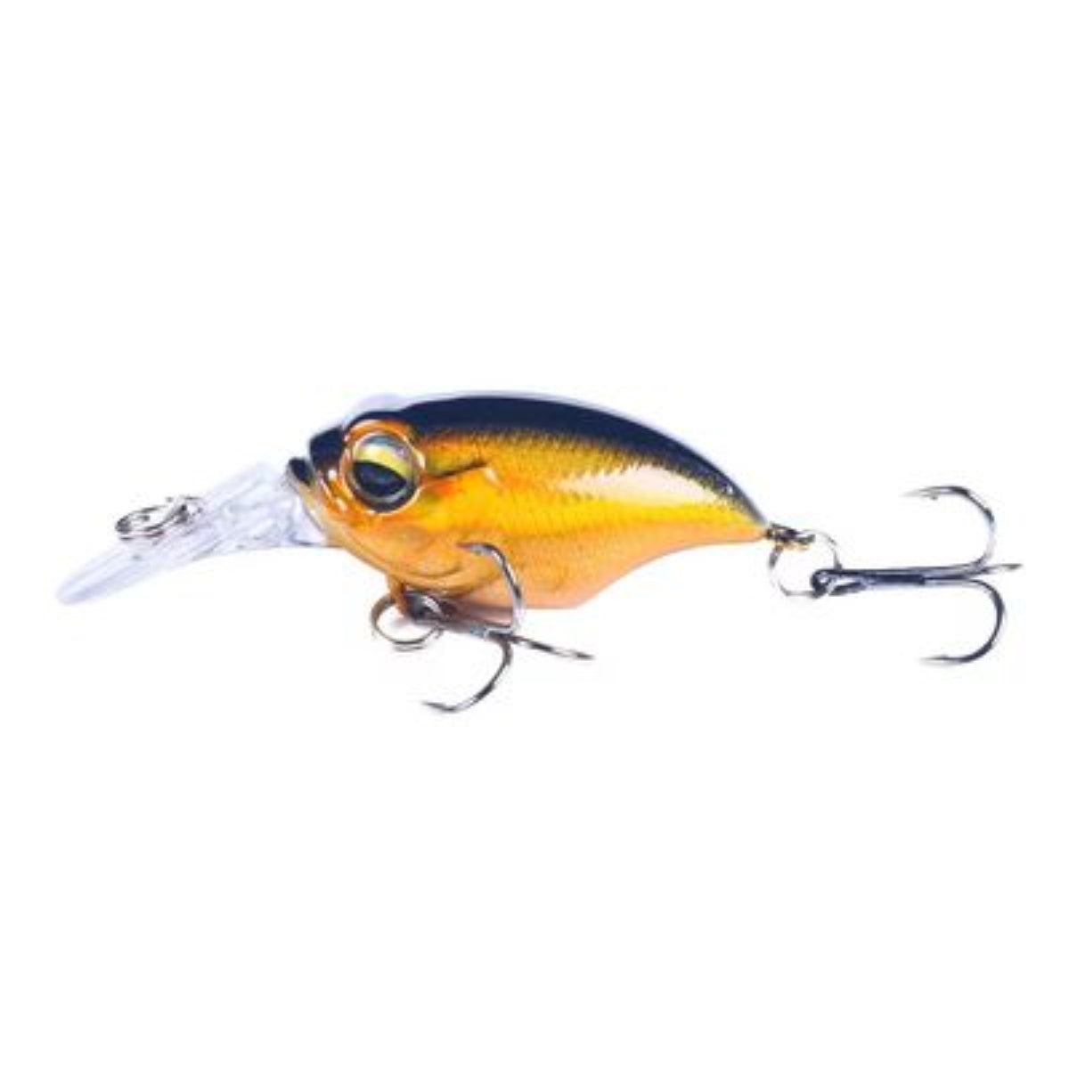 Just Lures Fishing Mini Crankbait (0 - 3') - Black Back Gold