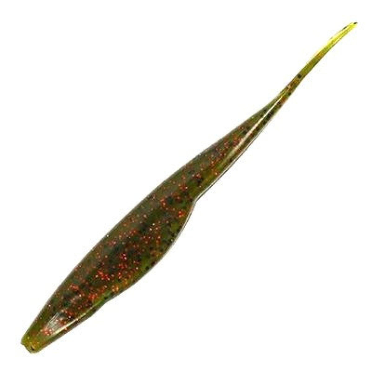 Just Lures Fishing Triple Tail Jerk Shad - Watermelon Red Flakes