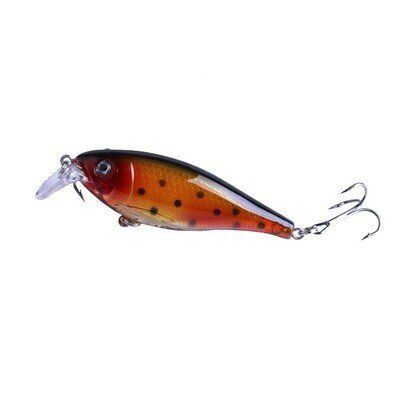 Just Lures Fishing Square Bill Minnow (0-5 ft) - Red Speckled