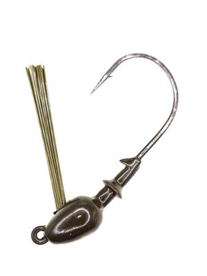 Just Lures Fishing Bullet Swim Jig - Green Pumpkin