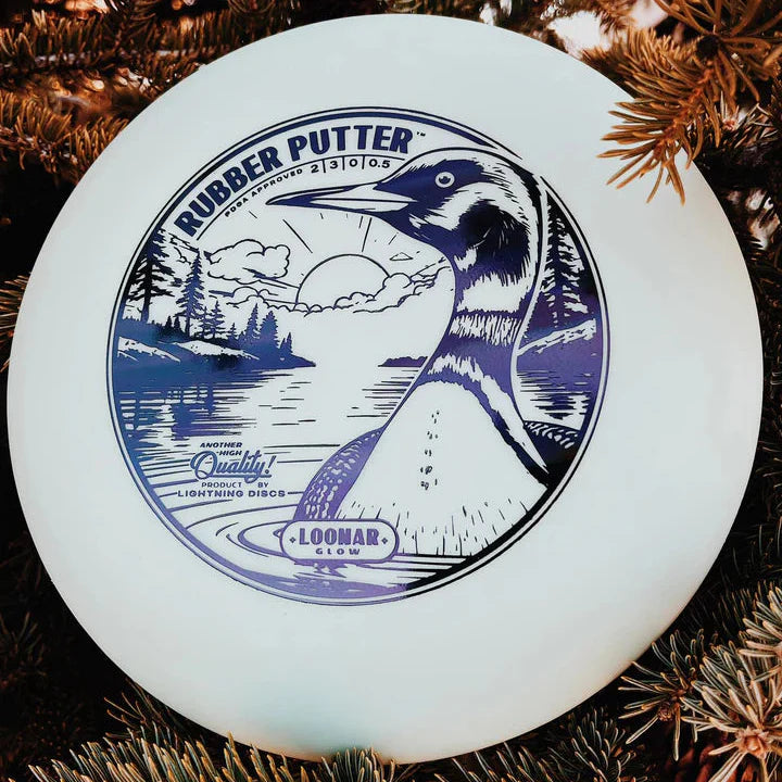 Gotta Go Gotta Throw Lightning Loonar Glow Rubber Putter Golf Disc