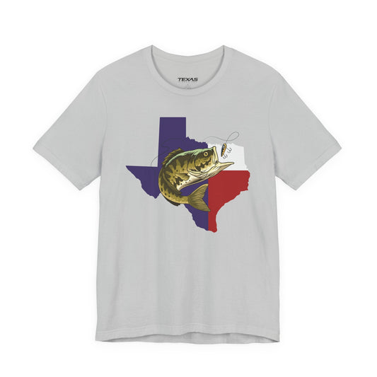 Texas Rigged Tees Texas Bass Fishing — Unisex Cotton Tee