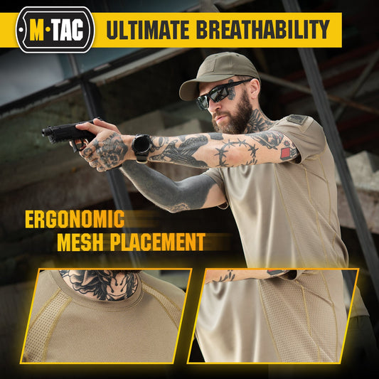 M-Tac T-Shirt Athletic Tactical Gen II with Loop Panels (Set of 3)