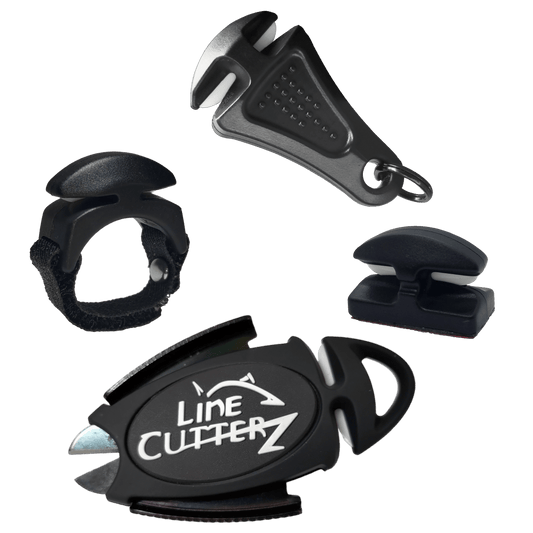 Line Cutterz - "QUADRUPLE PLAY" Fishing Line Cutter Multi-Pack