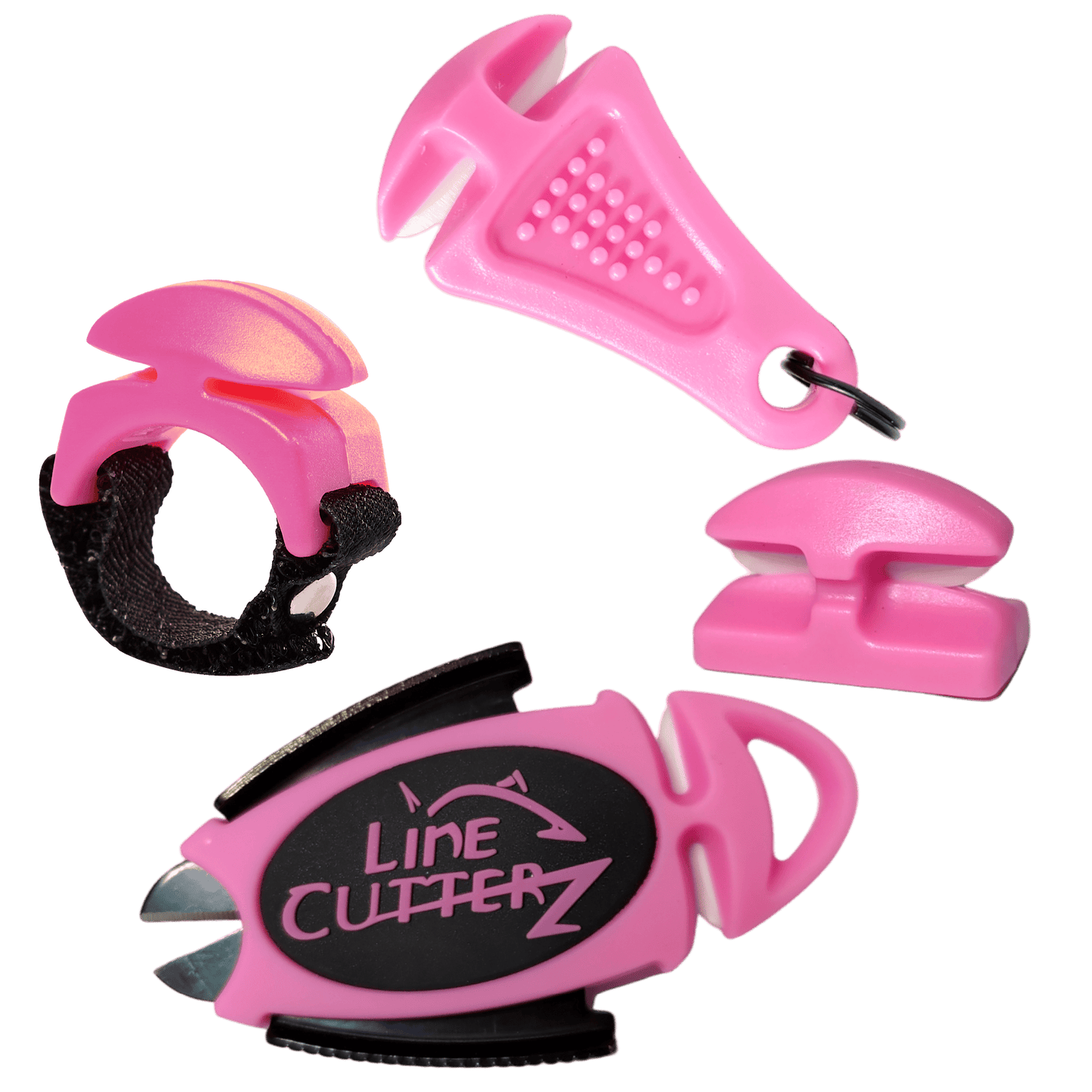 Line Cutterz - "QUADRUPLE PLAY" Fishing Line Cutter Multi-Pack