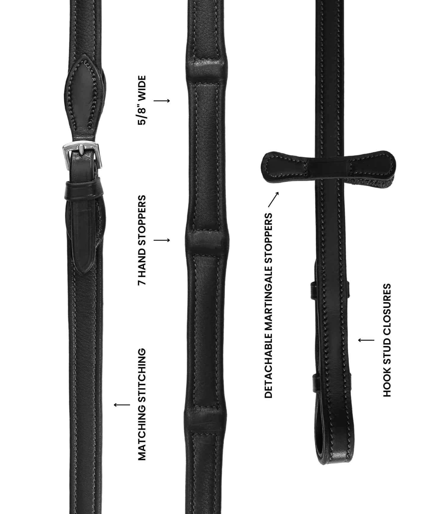 Bridles & Reins ExionPro Soft Leather Reins