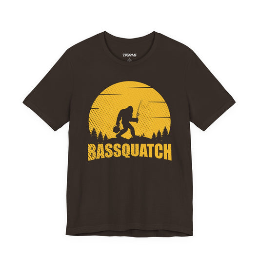 Texas Rigged Tees Bassquatch — Unisex Cotton Tee