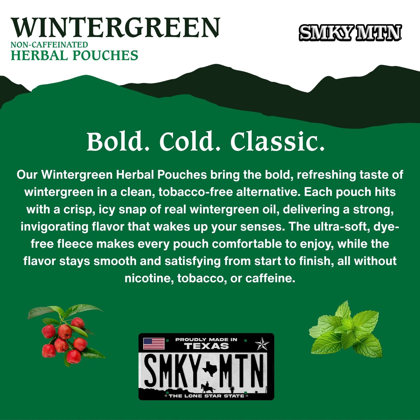 Smokey Mountain Wintergreen Pouches (Original)