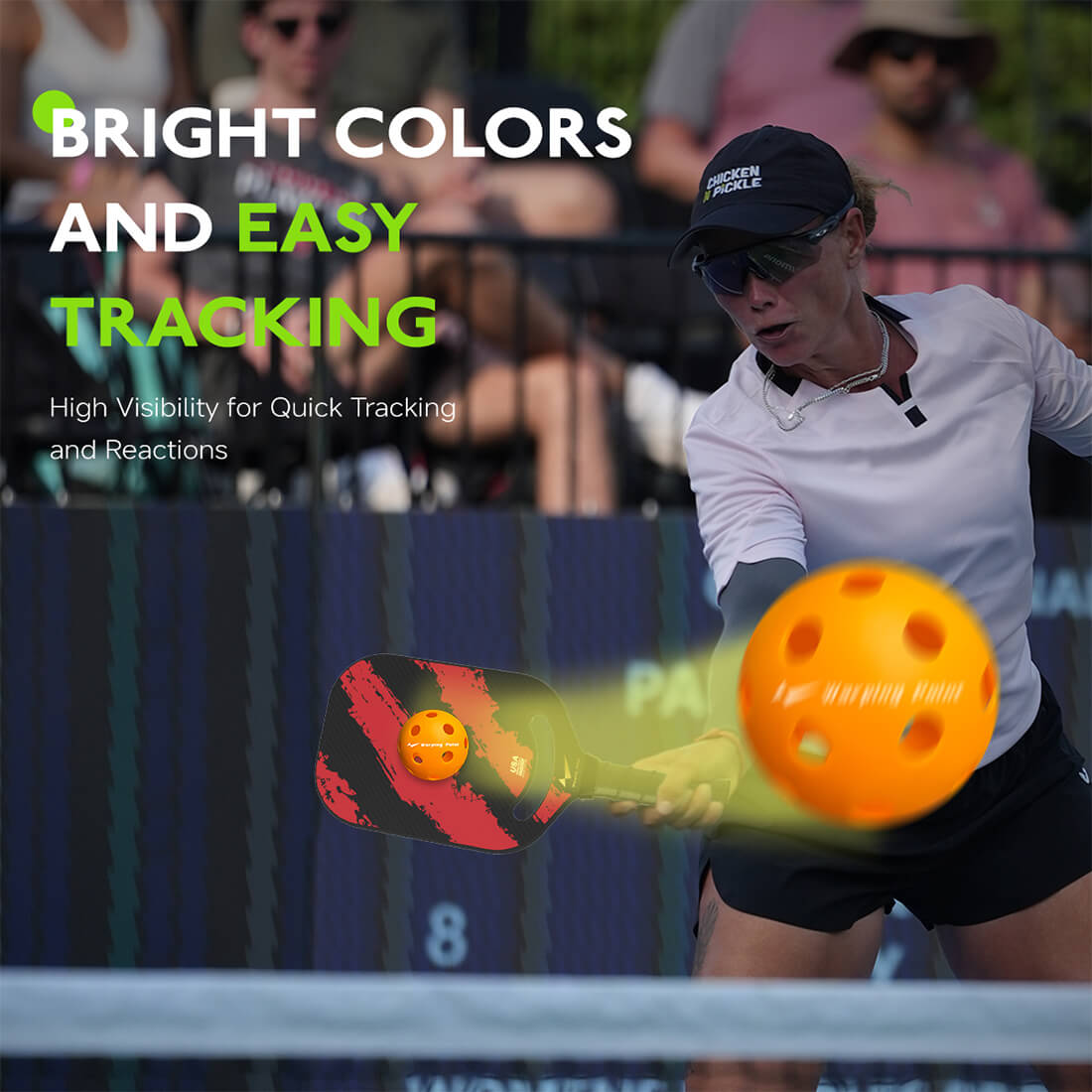 Warping Point Indoor Practice Pickleballs - Orange