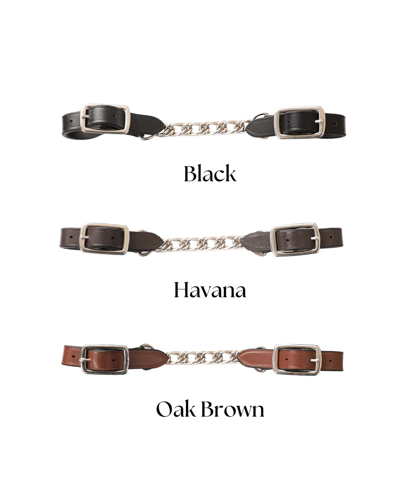 Bridles & Reins ExionPro Leather Curb Chain
