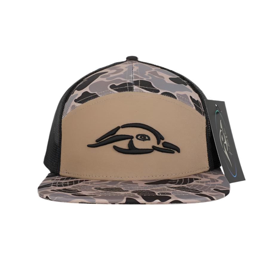 AF Waterfowl 7 Panel Hardwoods II AFW Style w- 3 D Puff and Black Mesh