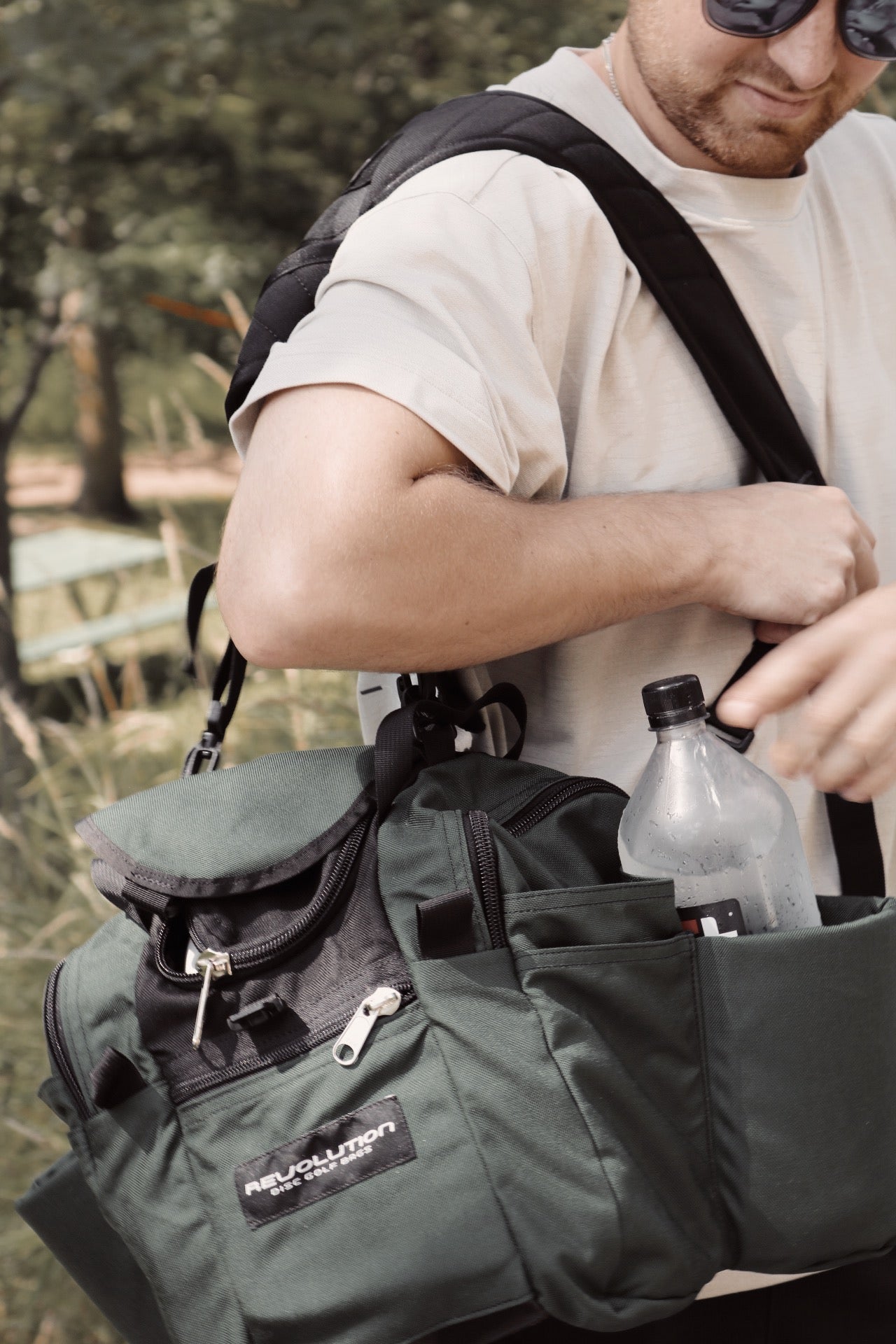 Gotta Go Gotta Throw Revolution Mini Deluxe V3 Disc Golf Bag - Lapis