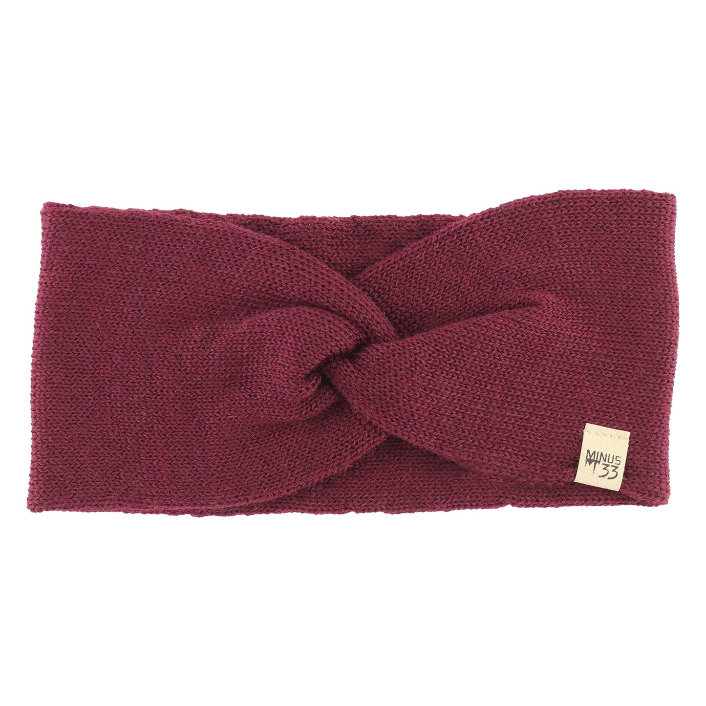 Minus33 Midweight - Everyday Knit Twist Headband 100% Merino Wool