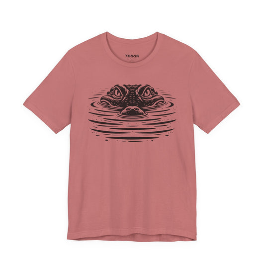 Texas Rigged Tees Alligator Eyes — Unisex Cotton Tee