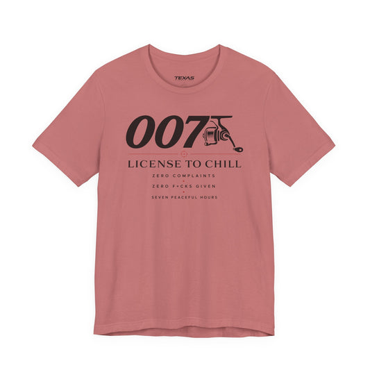 Texas Rigged Tees License to Chill — Unisex Cotton Tee