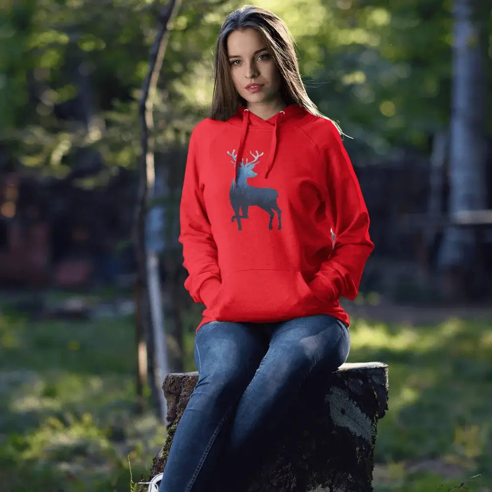 Outdoorzees Deer Color 2 Women Hoodie