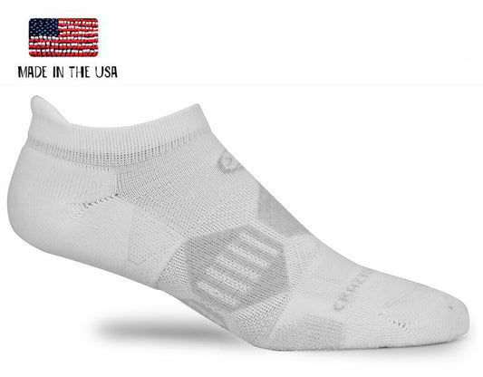 Crazy Compression Clean White - Elite Runners Socks