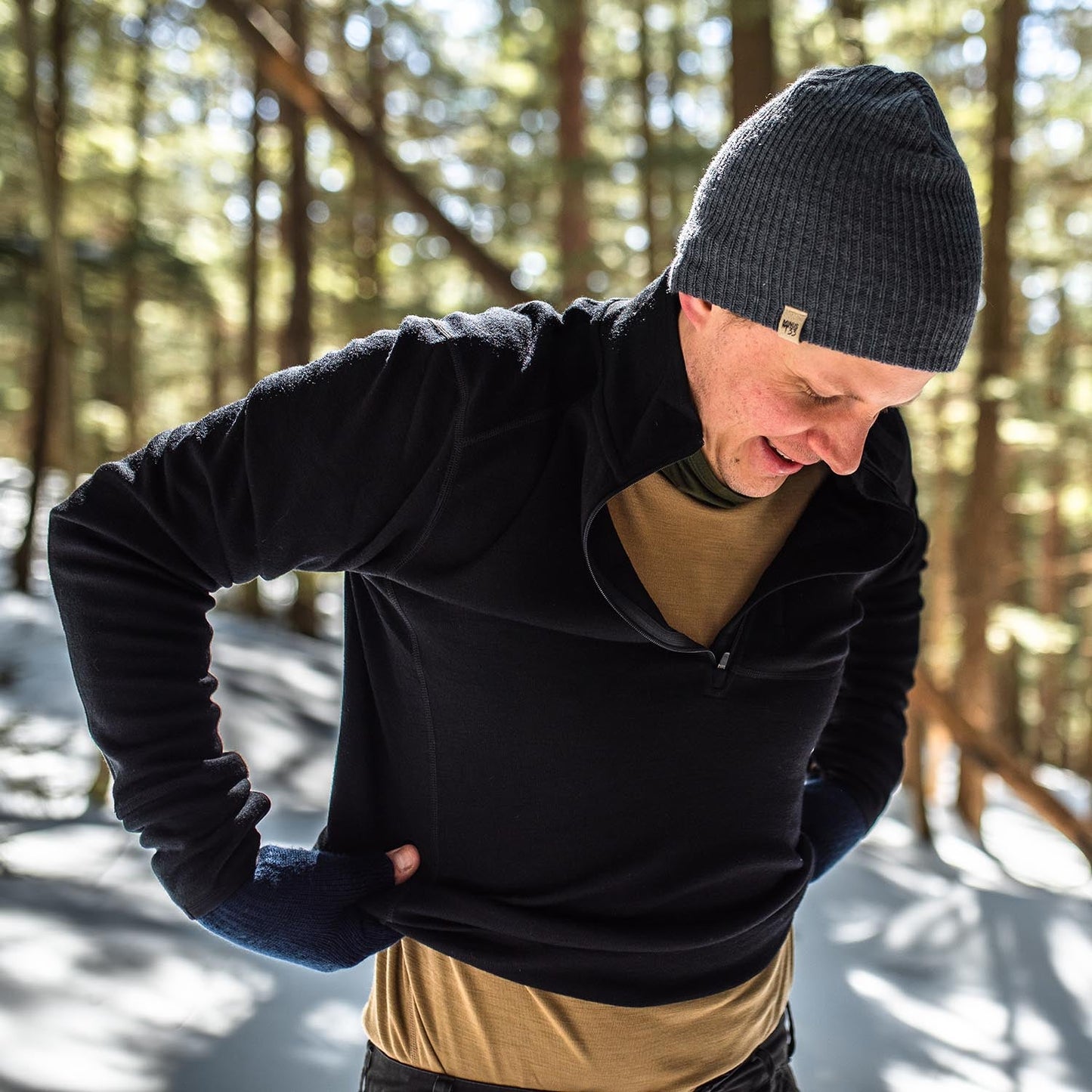 Minus33 Expedition - Men's Wool 1/4 Zip Wilderness