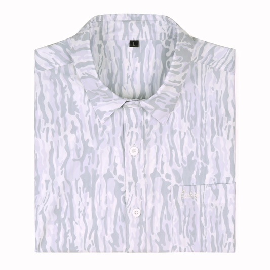 Embry Outdoors Performance Button Up - White Ranch