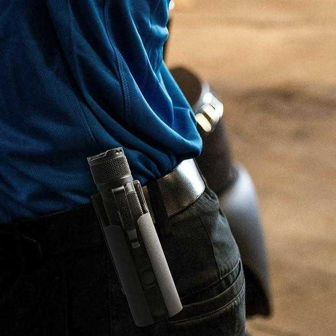 Powertac Holster-Dual Use (Molle and Duty Belt) fits (M5 and M6) and other lights with the same diameter.