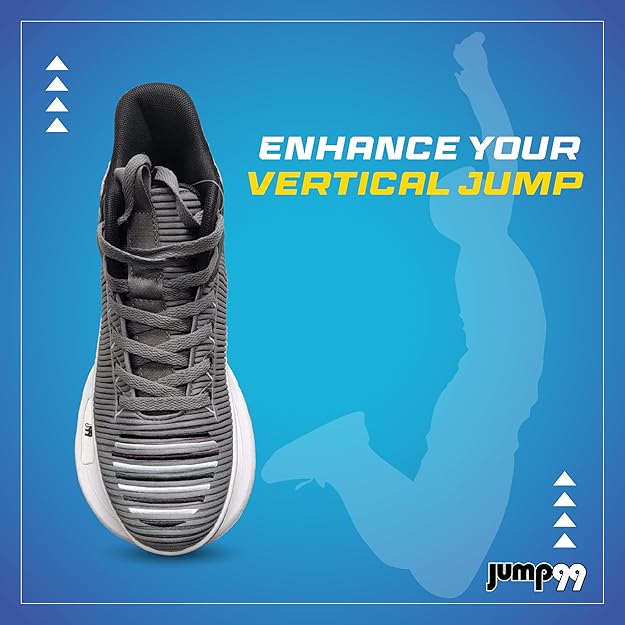 HoopsKing J99 Flex Ultra Strength Plyometric Training Shoes, Gray/Black
