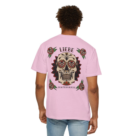 Liebe Calavera Rosa T-Shirt
