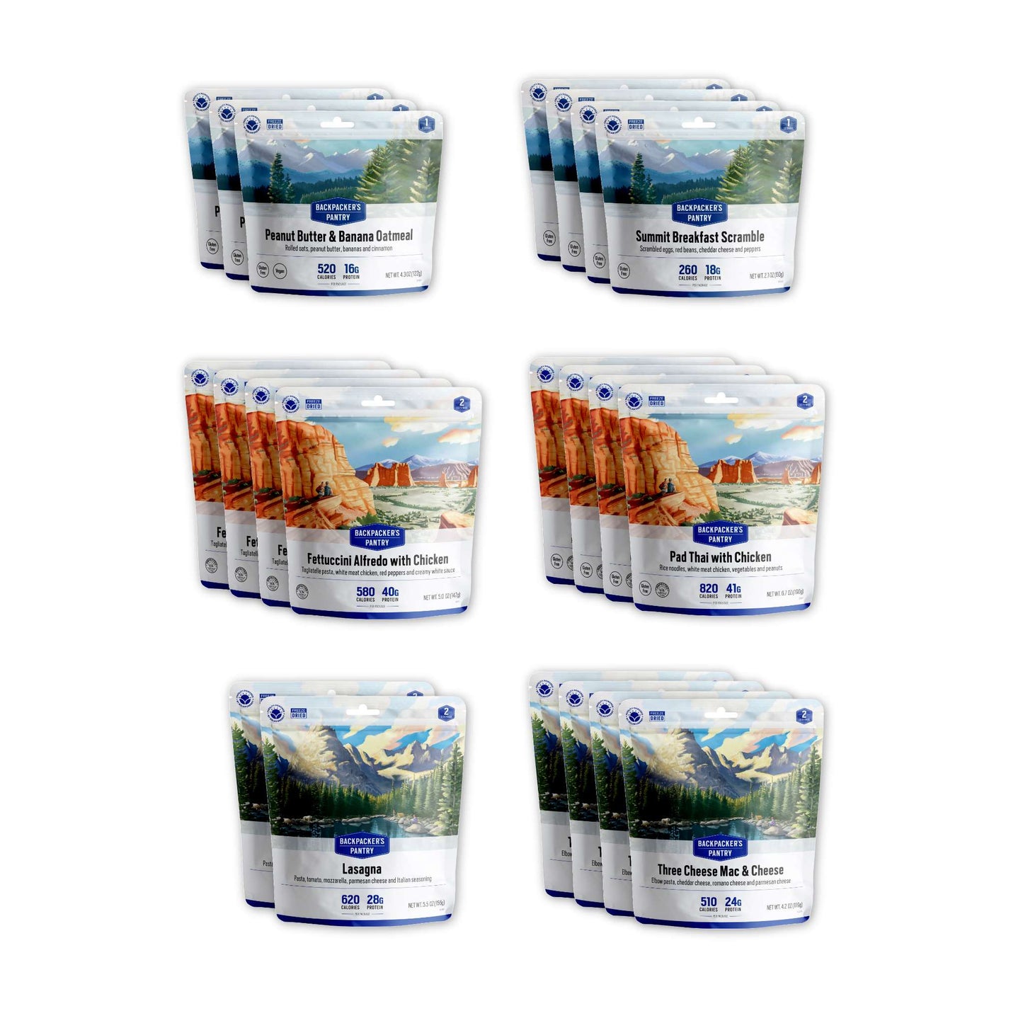 Backpacker's Pantry 7 Day Emergency Survival Meal Kit - Meat